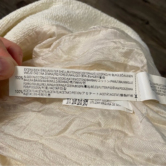 Zara cotton blazer jacket 100 % Cotton - Picture 9 of 11